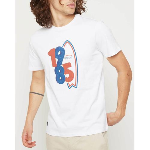 T-Shirt Tims Sérigraphie Blanc