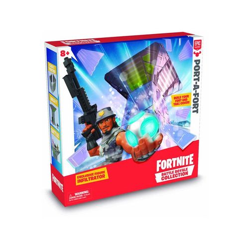 Fortnite Port-A-Fort Con Figurine Infiltrator Giochi Preziosi Frt15000