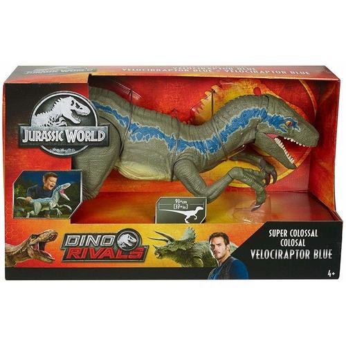 Jurassic World - Super Colossal Vélociraptor Blue
