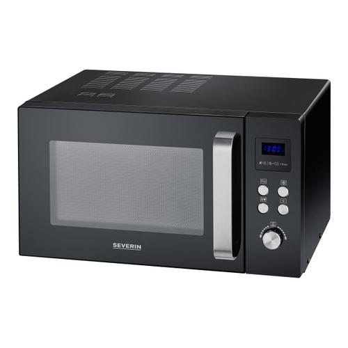 SEVERIN MW 7756 - Four micro-ondes monofonction - 25 litres - 900 Watt - noir/inox