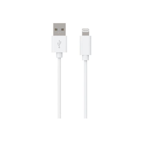 BIGBEN Connected - Câble Lightning - USB mâle pour Lightning mâle - 2 m - blanc
