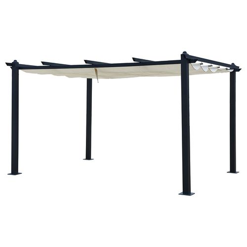 Pergola Autoportante 3 × 4m Cassis Beige - Structure Aluminium