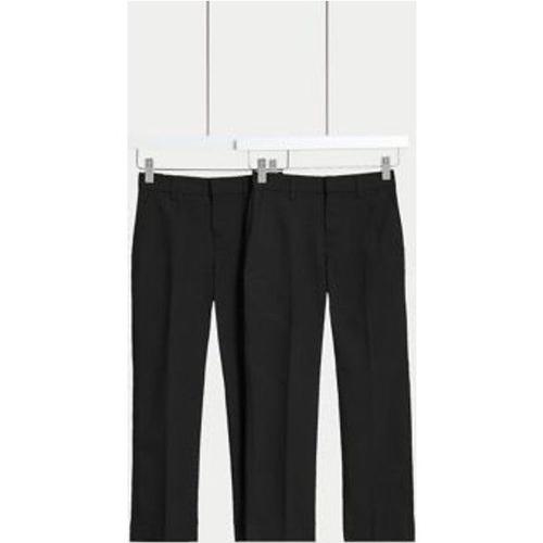 Lot De 2 Pantalons Garçons Coupe Standard Noir