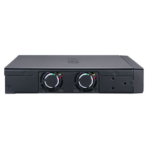 QNAP QSW-M804-4C - Commutateur - Géré - 4 x 10 Gigabit SFP+ + 4 x combo 10 Gigabit SFP+/RJ-45 - de bureau, Montable sur rack