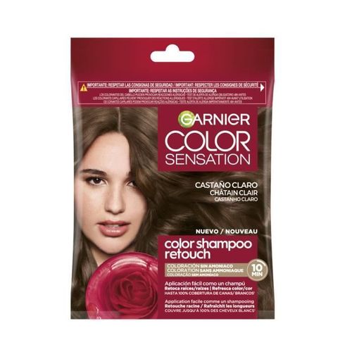 Garnier Color Shampoo Retouch Coloration Permanente Châtain Clair 