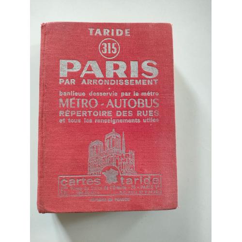 Edition Taride 315 Paris 1979