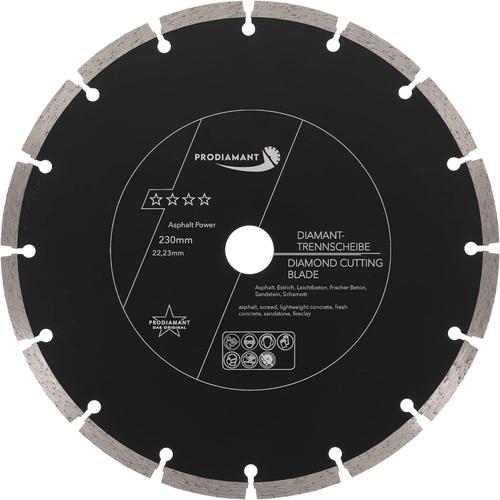 Noir Disque Diamant 230 Mm X 22,2 Mm Abrasif Pour Asphalte, Chape, Béton Léger, Béton Frais, Grès Et Chamotte