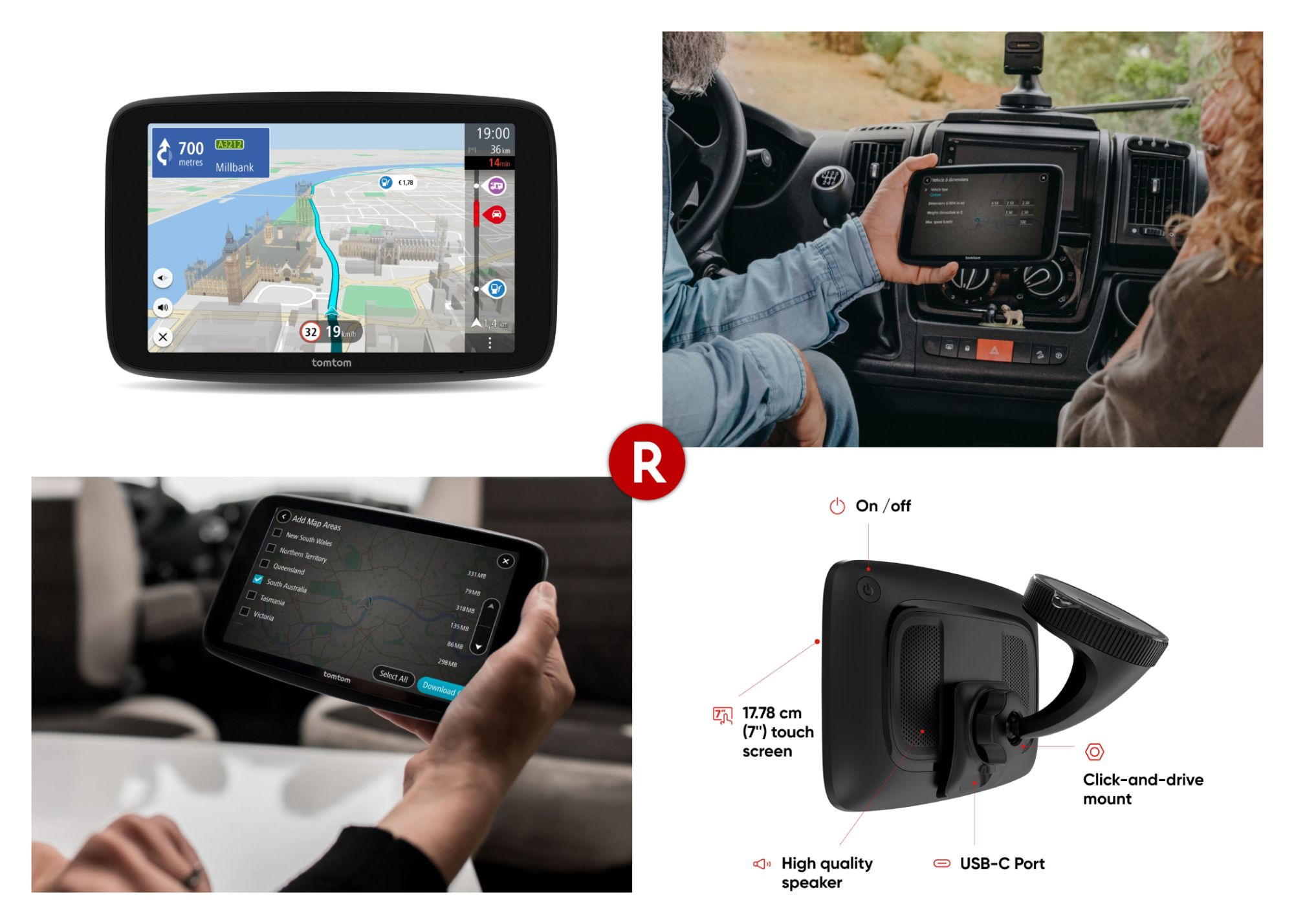 Navigateur GPS TomTom GO Camper Max image 1 | Rakuten