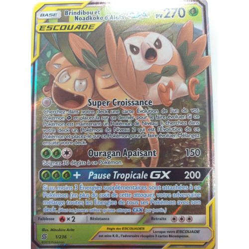Pokémon 1 236 Brindibou & Noadkoko D'alola