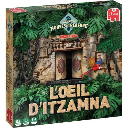 L'?Il D'itzamna L'?Il D'itzamna Jumbo Jumbo - Escape Game L'?Il D'itzamna - Jeu De Plateau A Enigmes - Hériteras-Tu D'une Fortune - Puzzle Ados,