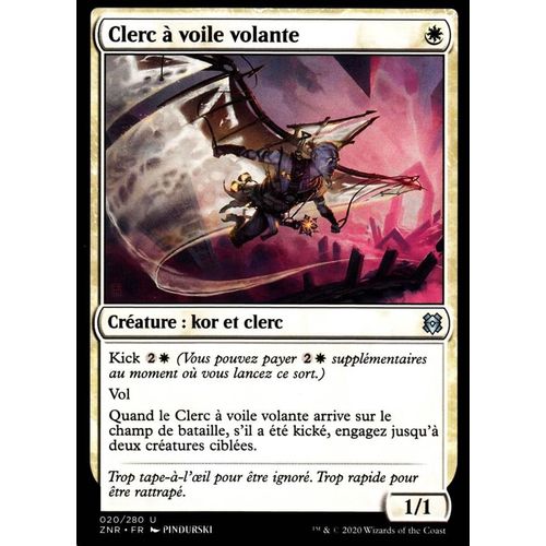Clerc À Voile Volante - Mtg - Renaissance De Zendikar - U - 20/280