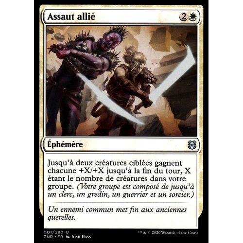 Assaut Allié - Mtg - Renaissance De Zendikar - U - 1/280