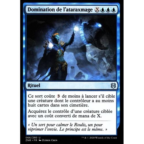 Domination De L'ataraxmage - Mtg - Renaissance De Zendikar - U - 66/280