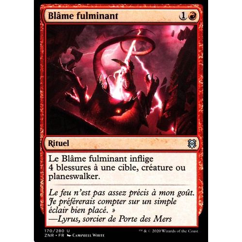 Blâme Fulminant - Mtg - Renaissance De Zendikar - U - 170/280