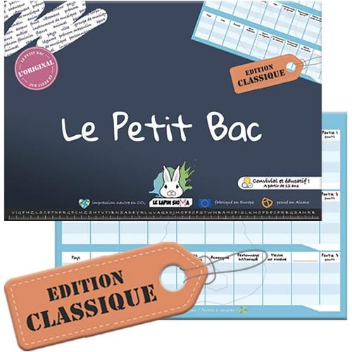 - Jeu Du Petit Bac - Edition Classique - Bloc Prêt À Jouer De 50 Pages - Jeu Du Baccalauréat