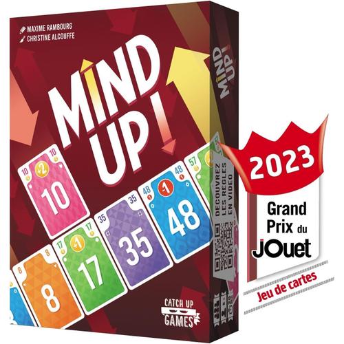 Multicolore Multicolore Mind Up - Catch Up Games - Jeu De Société - Jeu De Cartes - 8 Ans Et Plus - 3 À 6 Joueurs - Simple Et Malin - Version