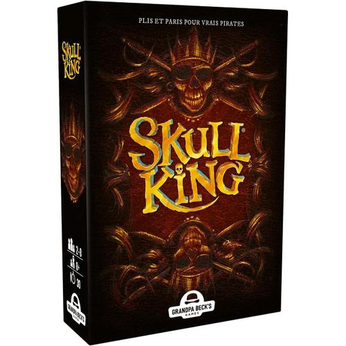 Noir, Brun, D'or Noir, Brun, D'or - Skull King - Jeu De Plis - Jeu De Cartes Pour Vrais Pirates - 2 À 8 Joueurs - Réflexion Tactique, Stratégique Et