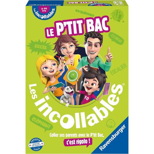 - Le P'tit Bac Des Incollables - Jeu De Société Familial - Enfant Et Parents - De 2 À 4 Joueurs À Partir De 6 Ans - Mixte - 26567 -