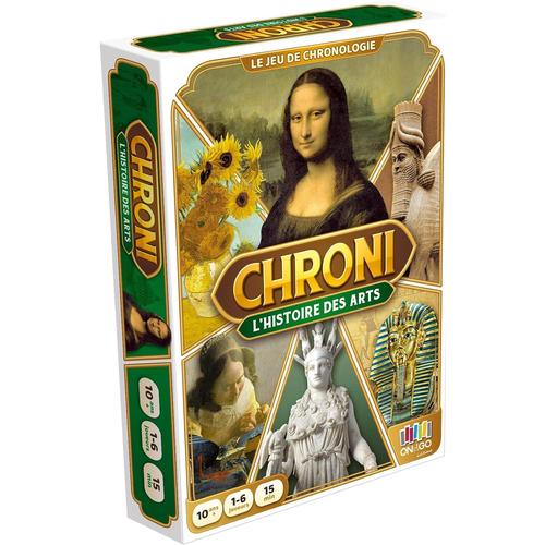 Chroni Nelle Version - L'histoire Des Arts - On The Go Editions - Jeu De Société - Jeu Sur L'histoire Des Arts - 1 À 6 Joueurs - Dès