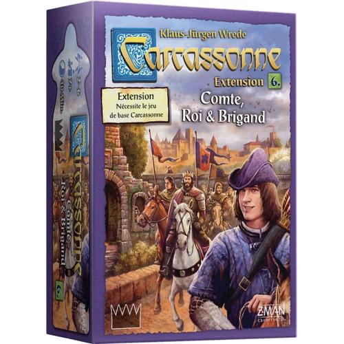 Extension 6 : Comte, Roi & Brigand : Extension 6 : Comte, Roi & Brigand : Z-Man Games - Carcassonne - Extension 6 Comte, Roi & Brigand - Jeu De Société - À Partir De 7