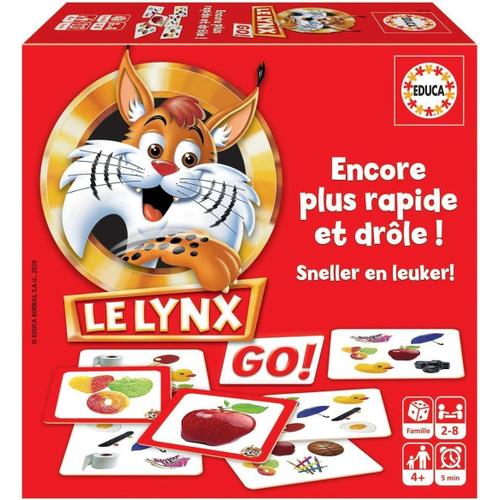 Varié Varié - Le Lynx - Lince Go Arrive, Une Version Du Célèbre Jeu De Société À Emporter Partout Dans Sa Version Carte. Recommandé À