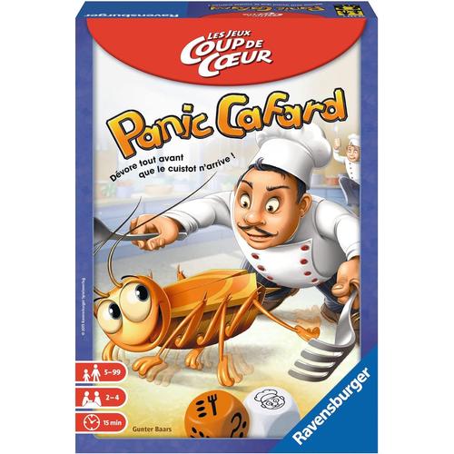 Multicolore Multicolore - Panic Cafard - Jeu De Société - Enfants Et Parents - Jeu De Rapidité - Format De Boîte Compact - De 2 À 4 Joueurs