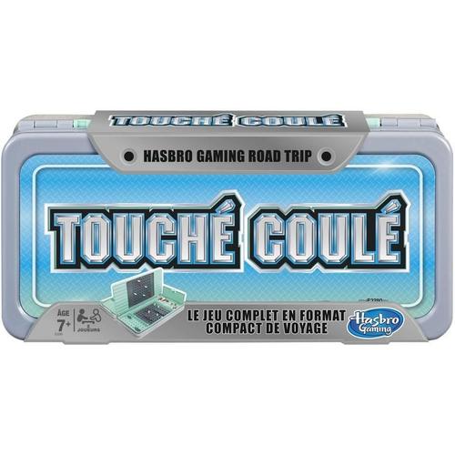 Touché-Coulé Voyage Touché-Coulé Voyage E3280101 Touché-Coulé - Jeu De Société Road Trip - Jeu De Voyage - Version Française, Multicolore