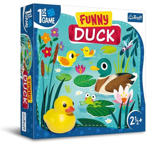 Funny Duck Funny Duck - Funny Duck, Premier Jeu De Société - Jeu De Société Pour Les Plus Jeunes, Canard En Caoutchouc,, Jeu Coopératif Avec