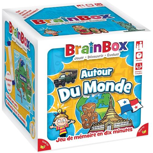 Voyage Autour Du Monde - 2022 Voyage Autour Du Monde - 2022 Asmodee - Brainbox : Autour Du Monde - Jeu De Mémoire Et D'observation Pour Enfants Dès 8 Ans - Jeu De