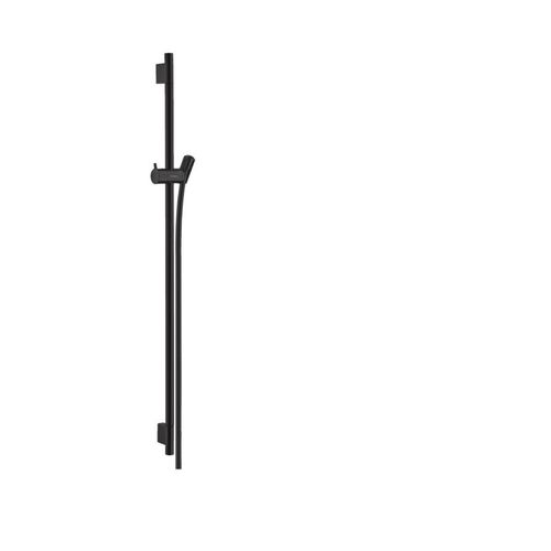 Unica Barre de douche S Puro 90 cm avec flexible de douche noir mat (28631670)