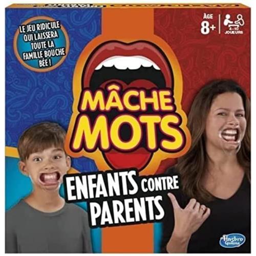 Multicolore Multicolore Mache-Mots - Jeu De Societe Mache-Mots Enfants Contre Parents - Jeu Drole De Rapidité - Version Française,