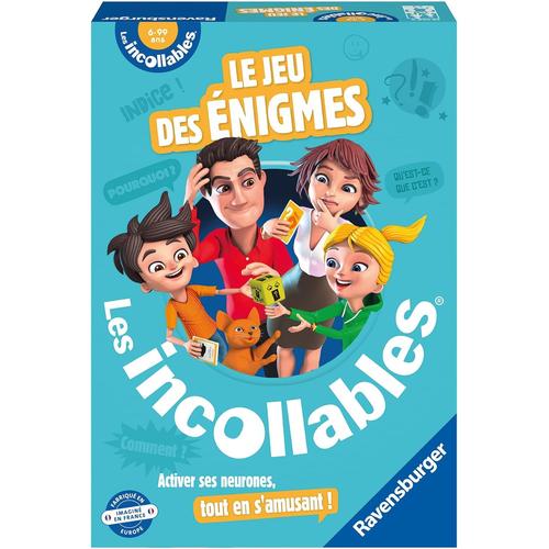 - Le Jeu Des Enigmes Des Incollables - Les Incollables - Jeu Familial - Enfant Et Parents - De 2 À 6 Joueurs À Partir De 6 Ans -