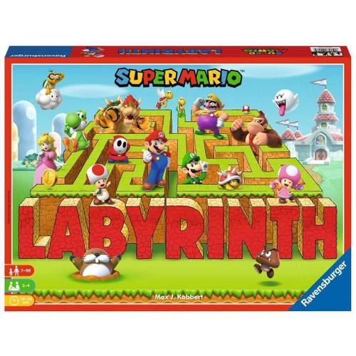 Labyrinthe Super Mario Labyrinthe Super Mario - Jeu De Réflexion Société Classique - Labyrinthe Super Mario - Enfant Et Famille - 2 À 4 Joueurs Dès 7 Ans -