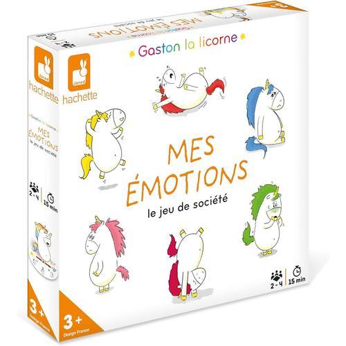 Multicolore Multicolore - Jeu Coopératif Enfant - Apprendre Les Émotions - Avec Gaston Le Licorne Et Une Roue Des Émotions - Dès 3 Ans, J02479