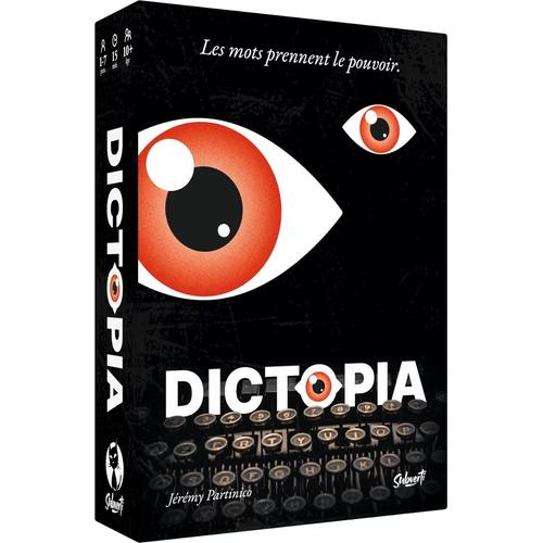 Dictopia - Jeu De Société - Jeu D'ambiance - 10 Ans Et Plus - 1 À 7 Joueurs - Jeu De Lettres & De Rapidité - Jeu Compétitif - Idéal