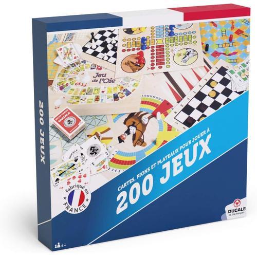 - Horse Français-Coffret 200 Jeux Pour Tous-Les Grands Classiques Famille & Enfant, 10011364