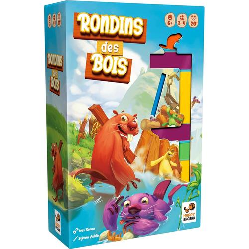 Rondins Des Bois - Jeu De Société - Jeu Famille Et Enfants - 6 Ans Et Plus - Jeu De Dextérité - Jeu De Rapidité - Jeu En Bois - Jeu