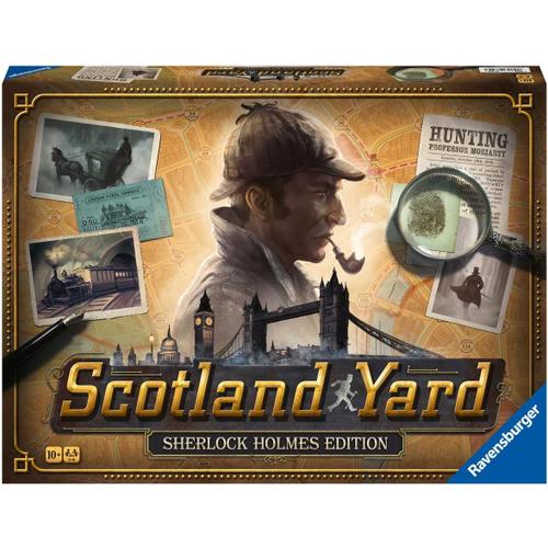 - Scotland Yard Sherlock Holmes - Jeu De Stratégie Famille - 2 À 6 Joueurs Dès 10 Ans - 45-60 Minutes - 27344 - Multilingue -