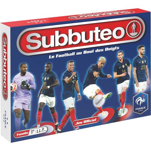 - World Soccer International Subbuteo Fff-Jeu De Table-Vivez La Passion Du Football-Dès 6 Ans, 678325, Multicolore