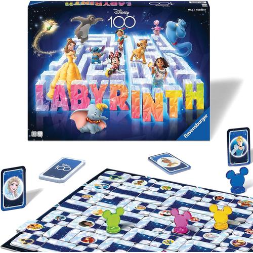 Multicolore Multicolore - Le Grand Classique Des Jeux De Société - Labyrinthe Disney 100ème Anniversaire - Jeu De Plateau - Jeu De Réflexion -