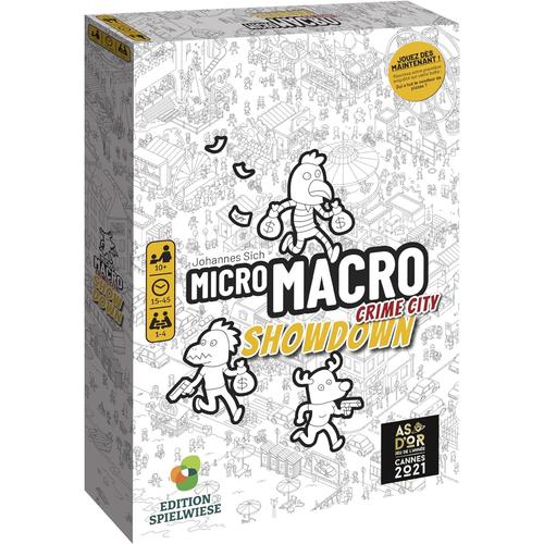 Micro Macro : Showdown - Jeu De Société - Jeu D'enquêtes - Pour Toute La Famille - 10 Ans Et Plus - 1 À 4 Joueurs - Version