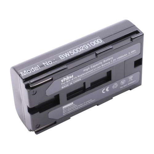 vhbw batterie remplace Canon BP-911, BP-914, BP-915, BP-924, BP-927, BP-930, BP-941 pour appareil numérique camescope (1300mAh, 7,2V, Li-Ion)