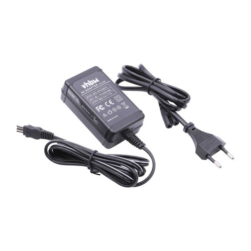 vhbw 1x Alimentation compatible avec Sony caméscope CCD-TRV118, CCD-TRV108, CCD-TRV128, CCD-TR818, CCD-TR910 appareil photo numérique - 2m