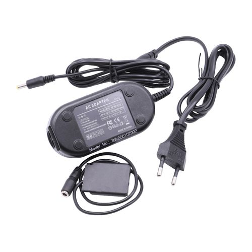 vhbw Bloc d'alimentation, chargeur adaptateur compatible avec Nikon CoolPix S3300, S3500, S3600 appareil photo, caméra vidéo - Câble 2m, coupleur DC