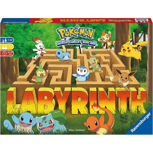 Single Single ¿ Jeu De Réflexion Société Classique ¿ Labyrinthe Pokémon - Enfant Et Famille ¿ 2 À 4 Joueurs Dès 7 Ans ¿ Mixte ¿ 26949