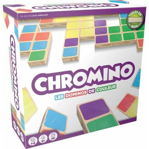 Chromino - Édition 2023 Chromino - Édition 2023 - Chromino - Edition En Bois - Jeu De Société - Jeu De Dominos De Couleur En Bois - Jeu Adulte Et