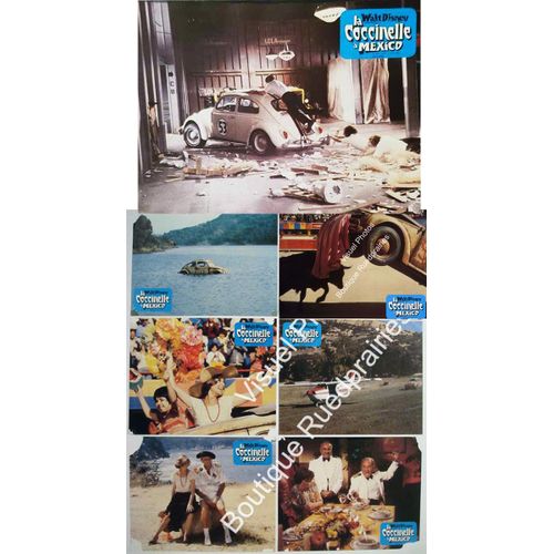 La Coccinelle À Mexico (Herbie Goes Bananas) : Jeu De Photos D'exploitation Cinématographique - Format 24x30 Cm - De Vincent Mceveety Avec Stephen W. Burns, Charles Martin Smith, Cloris Leachman -1980