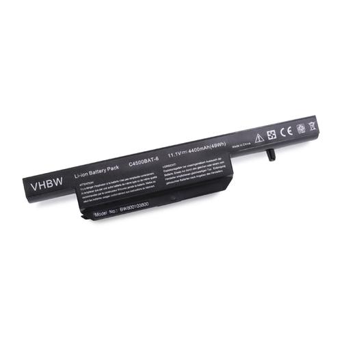 vhbw Li-Ion Batterie 4400mAh (11.1V) pour ordinateur portable, Notebook LDLC Aurore BB5, BB6, BG6, BH1, BS3, BS4, BS5, HA1, HA5, HB1 comme C4500BAT-6.