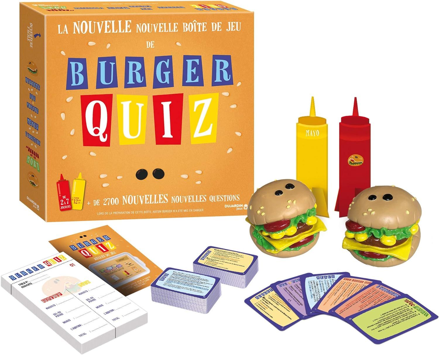 Multicolore Multicolore ¿ Burger Quiz ¿ Jeu De Société ¿ Jeu Télévisé ¿ Répondez Aux Questions Et Gagnez Le Plus De Miam ¿ Se Joue En Famille Et