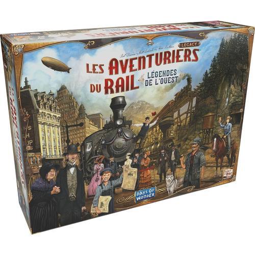 Aventuriers Du Rail Legacy : Légendes De L¿Ouest - Jeu De Société Ferroviaire Immersif Pour Enfants Dès 10 Ans - Campagne En 12